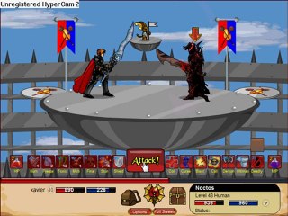 dragonfable - speacial PVP (xavier lv 40 vs noctos lv 43)