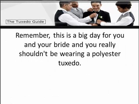 Methods To Purchase A Marriage Tux