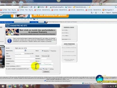Re- STC- TRABALHO EM CASA SISTEMA DE TRABALHO EMPRESA CONTRATO DE TRABALHO