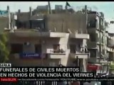 Siguen manifestaciones en Siria