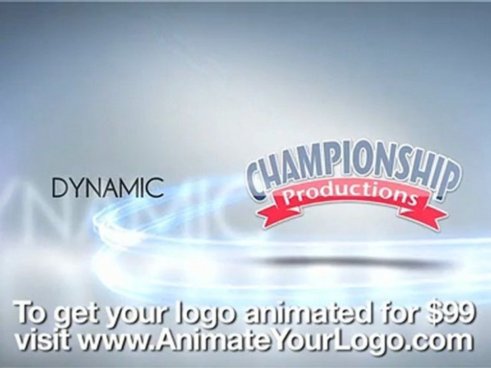 AnimateYourLogo and VideoHive - An Animated Logo for Championship Productions - Get your logo animated for $99!