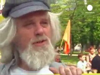 Bruxelles : les antinucléaires dans la rue