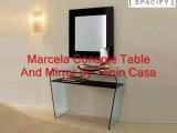 Marcela Console Table And Mirror by Tonin Casa, Marcela Console Table And Mirror