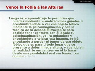 Terapia Psicológica - Fobia a las Alturas