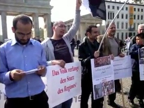 Yemeni Demo. 23.04.2011 Berlin, Vor dem Brandenburger Tor
