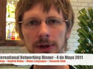 Evento en el Rte.QuQu de barcelona International Networking Dinner 4 mayo