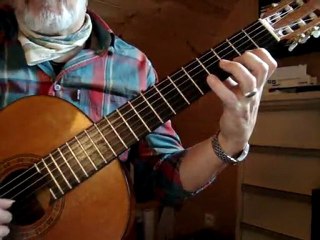 Cours de guitare - Canarios Gaspar SANZ -étape 1