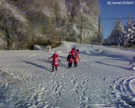 TÜFEKÇİPINAR KÖYÜ,kış, manzaraları,İZLEYİN