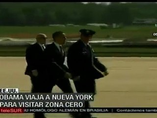 Barack Obama visita Zona Cero en Nueva York