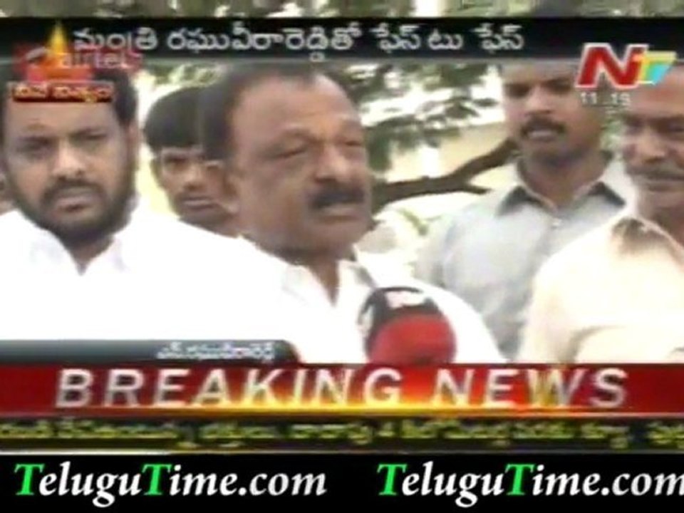 TeluguTime.com - Raghuveera Reddy warns Jagan camp to resign