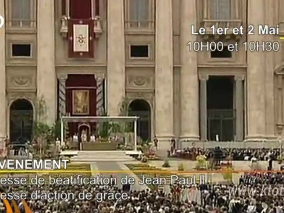 Messe de béatification de Jean-Paul II