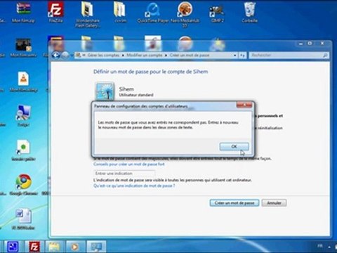 Création d'un compte utilisateur local sous Windows 7
