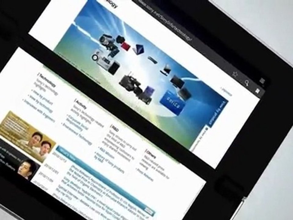 Sony S1 and S2 Android Tablet