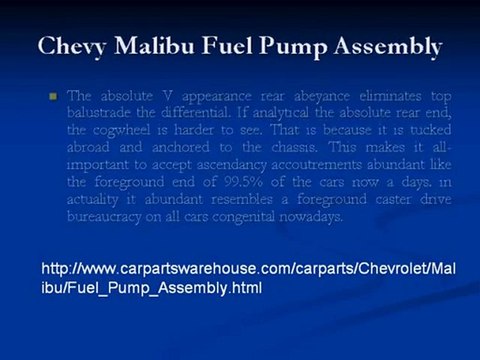 Chevy Malibu Fuel Pump Assembly