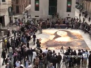 MATERA: GIOCONDA DI PANE IN P.ZZA VITTORIO VENETO