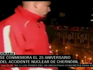 Conmemoran 25 años del accidente nuclear en Chernóbil