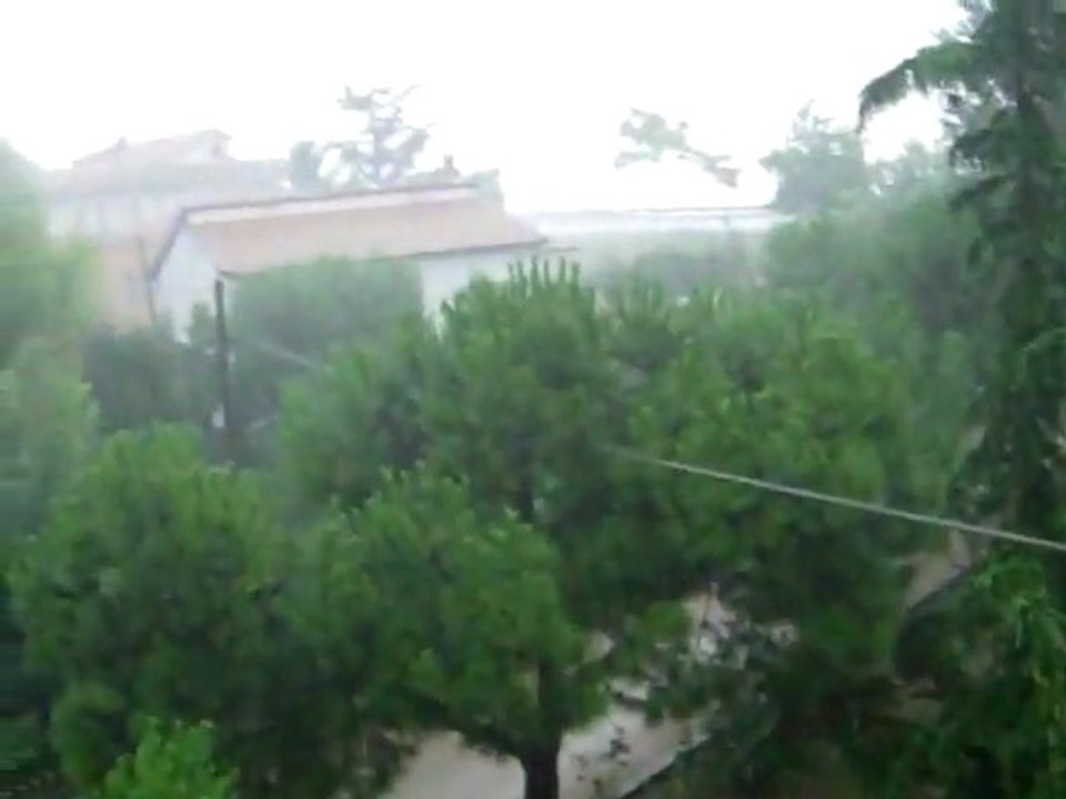 Temporale forte pioggia