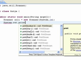 JAVA Tutorial 3. - User Input (magyar - progvideo.hu)