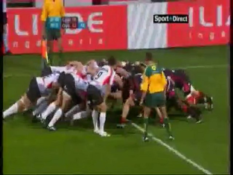 résumé 2nde mi temps Lyon-Oyonnax sport+ saison pro D2 2010/2011