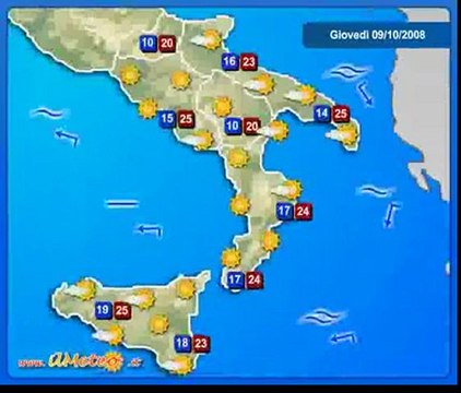 Meteo e previsioni meteo by ilmeteo.it 09/10/2008