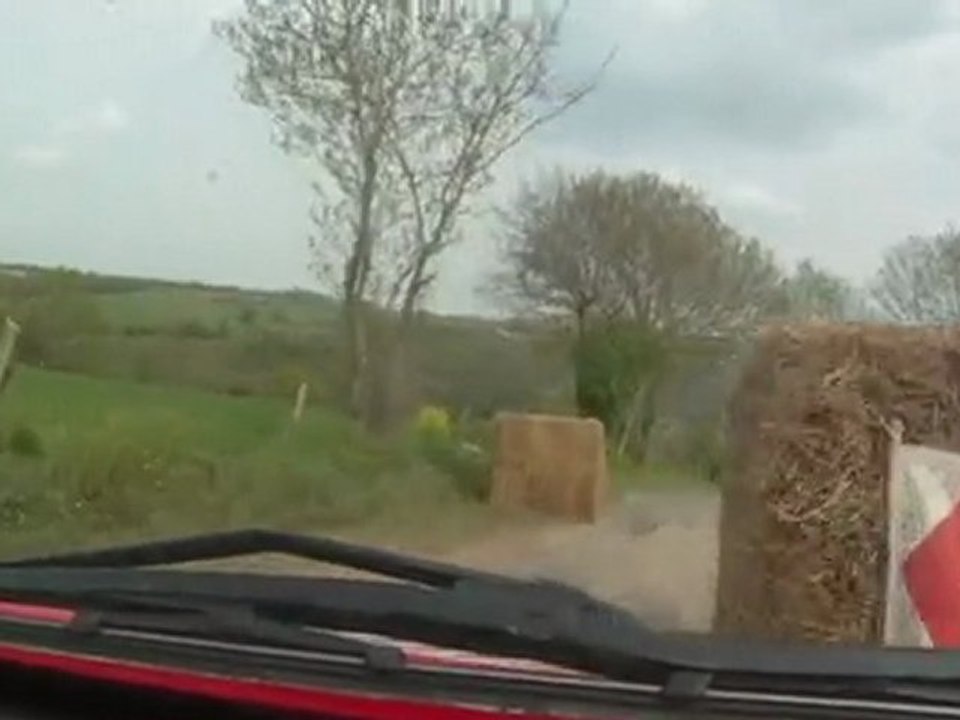 rallye de la suisse normande 2011 ES 1 bruno causier/sebastien blanchard