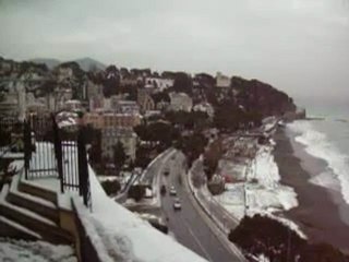 Celle Ligure nevicata