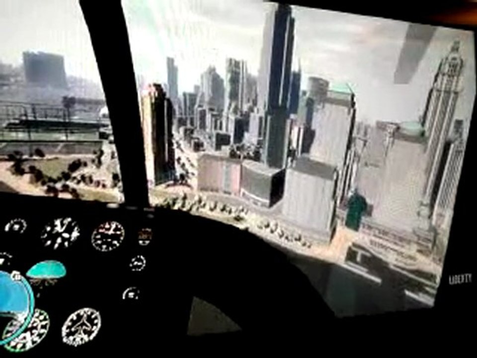 Gta iv balade en hélicoptère.