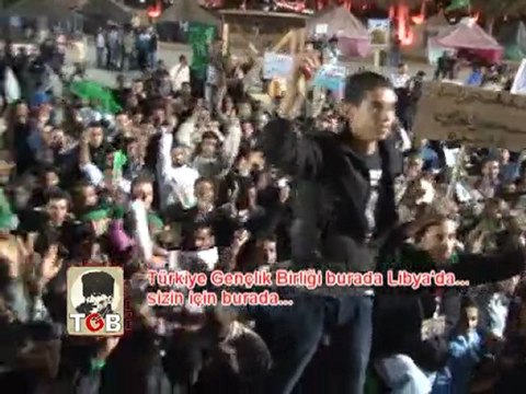 TÜRKİYE GENÇLİK BİRLİĞİ LİBYA HALKININ YANINDA