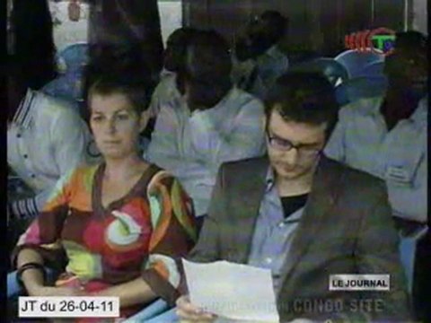 Remise d'un don à l'orphelinat SIMCS de Pointe-Noire