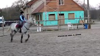 Cours de Saut des Grandes ! (Le GROS Oxer)