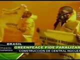 Ambientalistas protestan contra central nuclear en Brasil