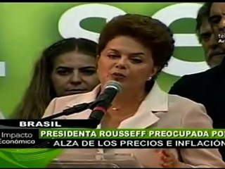 Brasil actuará para controlar inflación: Rousseff
