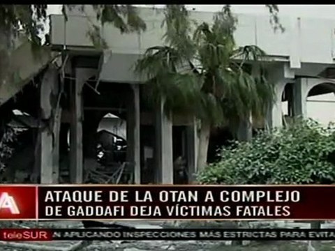 Libia: 45 hospitalizados y 3 muertos tras bombardeo de OTAN