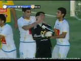 Shadi Mohamed sent off for fighting with his own keeper