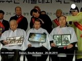 Manifestation  à Séoul contre la Corée... - no comment
