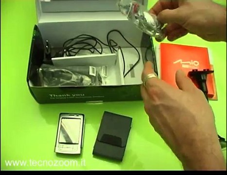 Videorecensione Pda Gps Mio A501 confezione d'acquisto