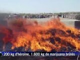 Mexique: d’importantes saisies de drogues brûlées à Juárez