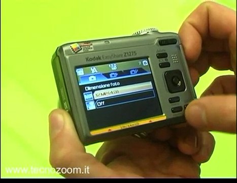 Videorecensione Fotocamera Kodak EasyShare Z1275 design