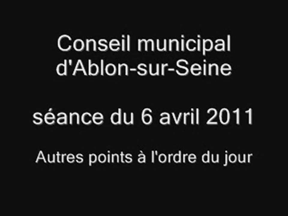 CM 6 avril 2011 autres points