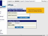 Manage affiliate programs in CubeCart by VodaHost.com web hosting