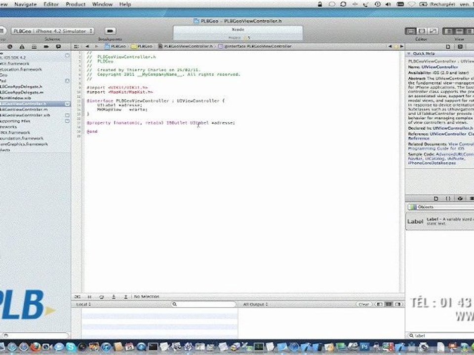 Formation iPhone, Formation iPad, Développement d'application pro pour IPhone  - Tutoriel développement Iphone