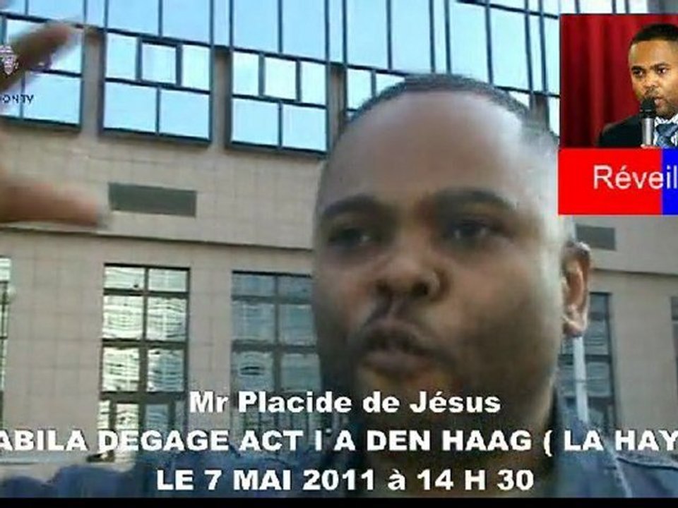 PLACIDE DE JESUS INVITE LA DIASPORA A LA MARCHE A LA HAYE KABILA DEGAGE ACT I