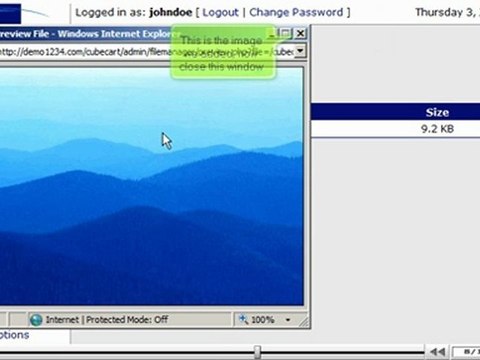 Manage your images in CubeCart by VodaHost.com web hosting