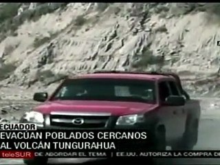 Ecuador declara alerta naranja por volcán Tungurahua
