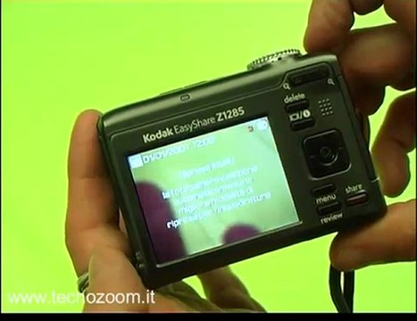 Videorecensione fotocamera Kodak EasyShare Z1285 pro e contr