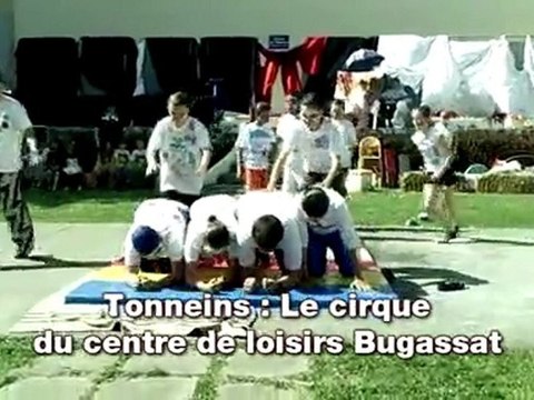 Tonneins spectacle du centre de loisirs de Bugassat
