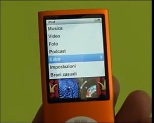 Video Apple iPod Nano 4G funzionalita'