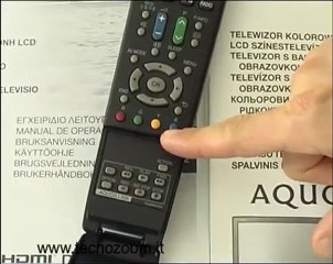 Video Sharp LC 32X20E telecomando