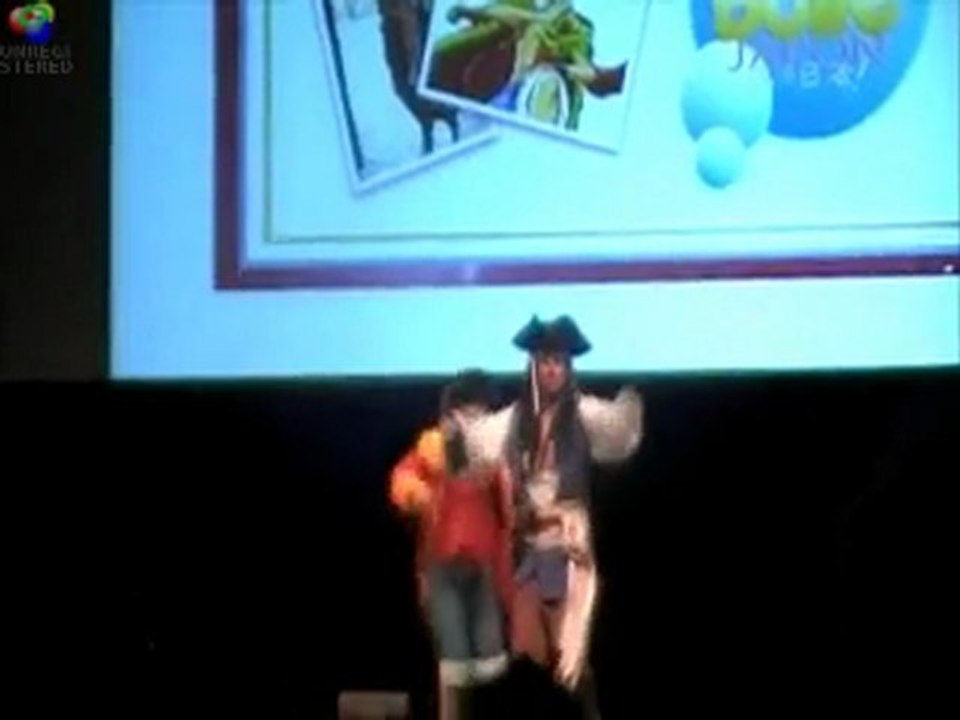 Jack Sparrow Impersonator and Luffy Polymanga 2011