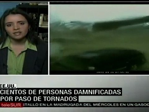 Cientos damnificados por tornados en EE.UU.